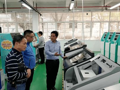 陳潭一行赴廣州力麒智能公司調研智慧政務終端裝備與軟件開發